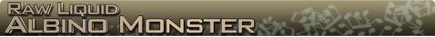 Albino monster Name banner