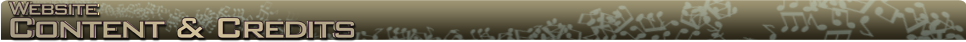 Content and credits name banner