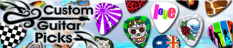 Custom Guitar Picks banner