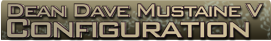 Dean mustaine V Configuration banner