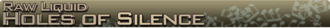 Holes of silence name banner