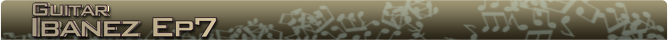 Ibanez EP7 Name Banner