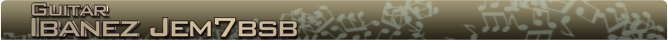 Ibanez Jem7bsb name banner1