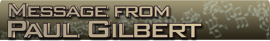 Ibanez PGM500ca message banner