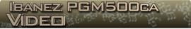 Ibanez PGM500ca video banner1