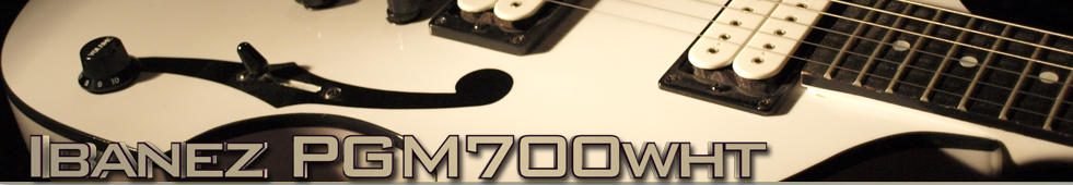 Ibanez PGM700 Top banner