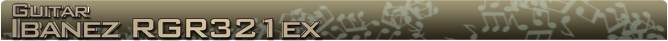 Ibanez RGR321 Name banner