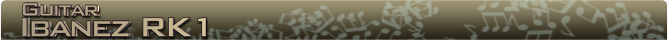 Ibanez Rk1 Name banner