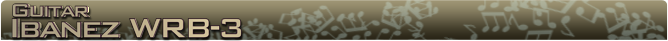 Ibanez WRB-3 Name banner