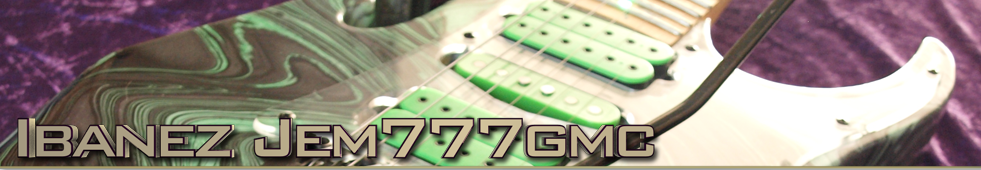 Ibanez jem777gmc top banner