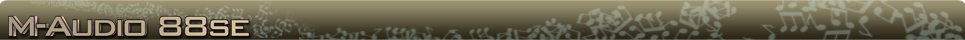 M-audio 88Se Keystation Name banner M-audio 88Se Keystation Name banner