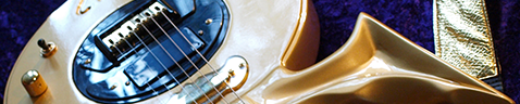 Prince Gold Symbol Guitar photo 11