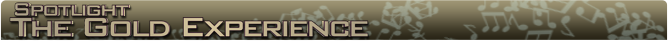 Prince Gold symbol Guitar spotlight banner