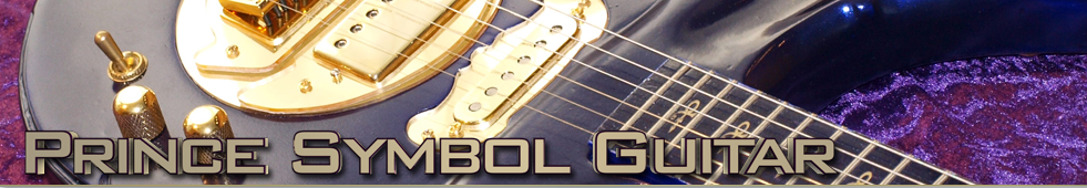 Prince Purple Symbol Guitar Top banner