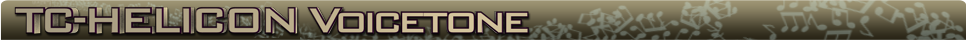 TC-Helicon voicetone name banner TC-Helicon voicetone name banner