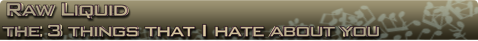 The 3 things name banner