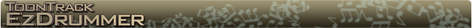 Toontrack EZDrummer 2 name banner Toontrack EZDrummer 2 name banner