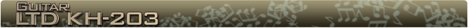 LTD KH-203 Guitar main banner